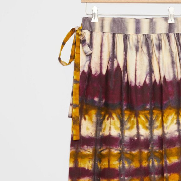 Anthropologie Heidi Tie-Dye Wrap Maxi Skirt - Picture 4 of 5